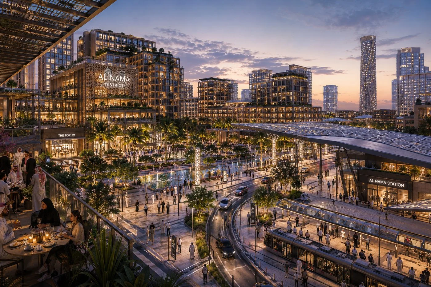 Riyadh Business City — Transit Hub & Mixed-Use Forum