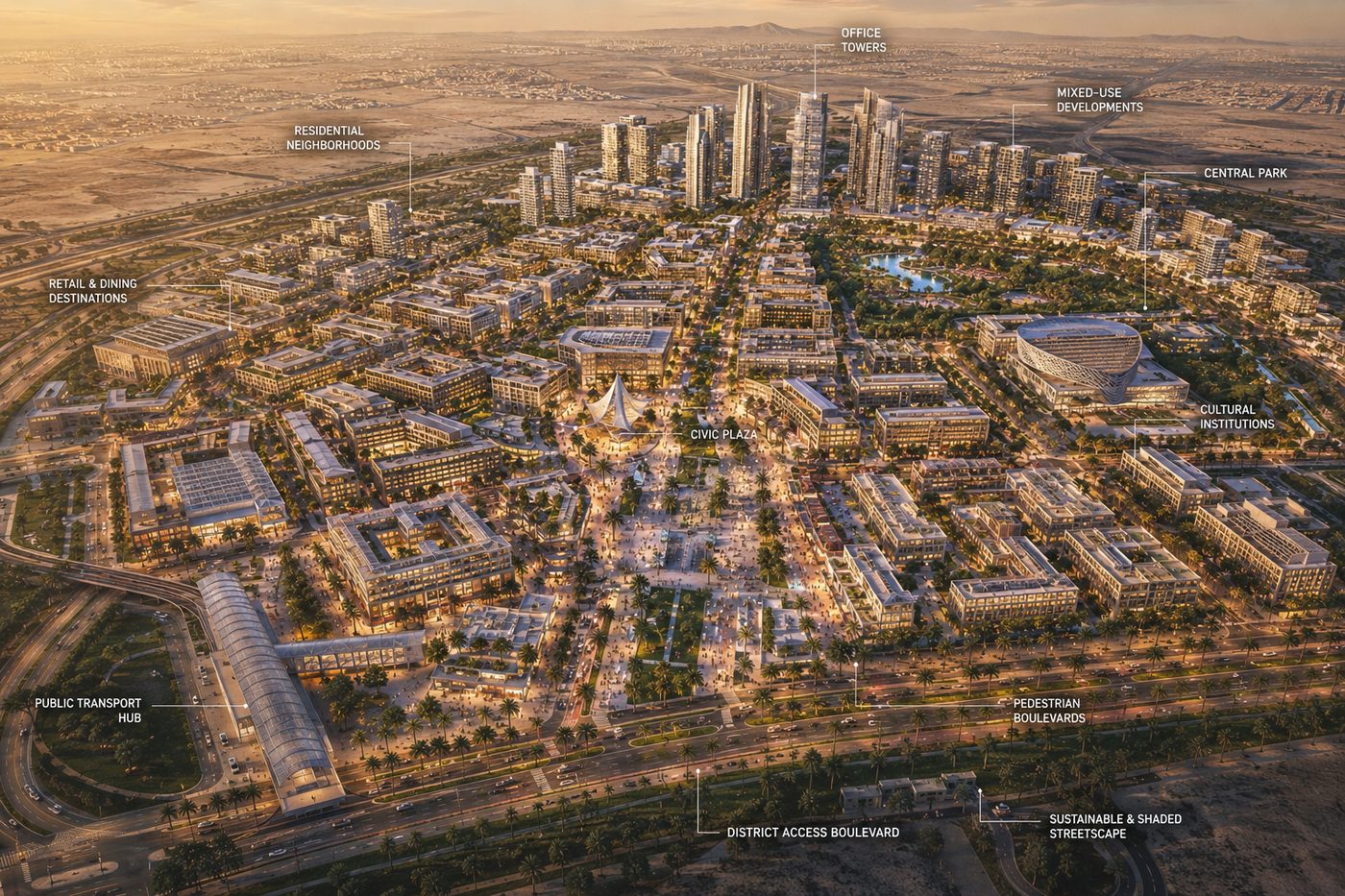 Riyadh Business City — Integrated District Masterplan