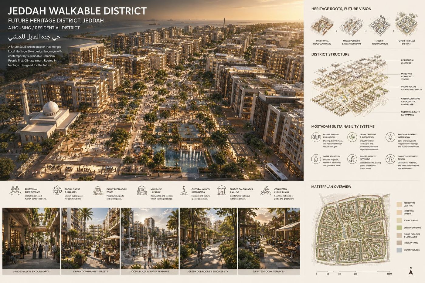 Jeddah Walkable District — Future Heritage District