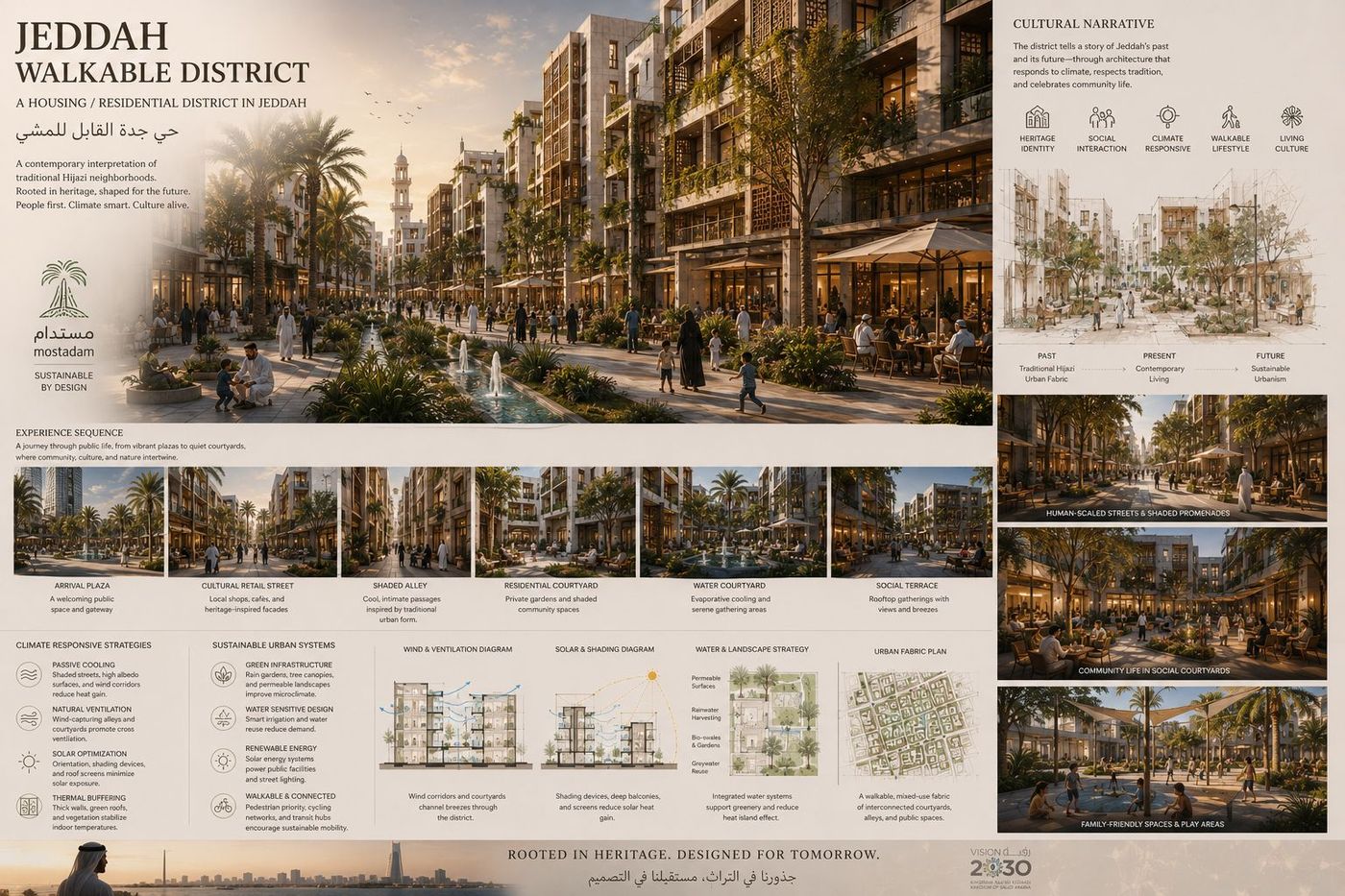 Jeddah Walkable District — Rooted in Heritage