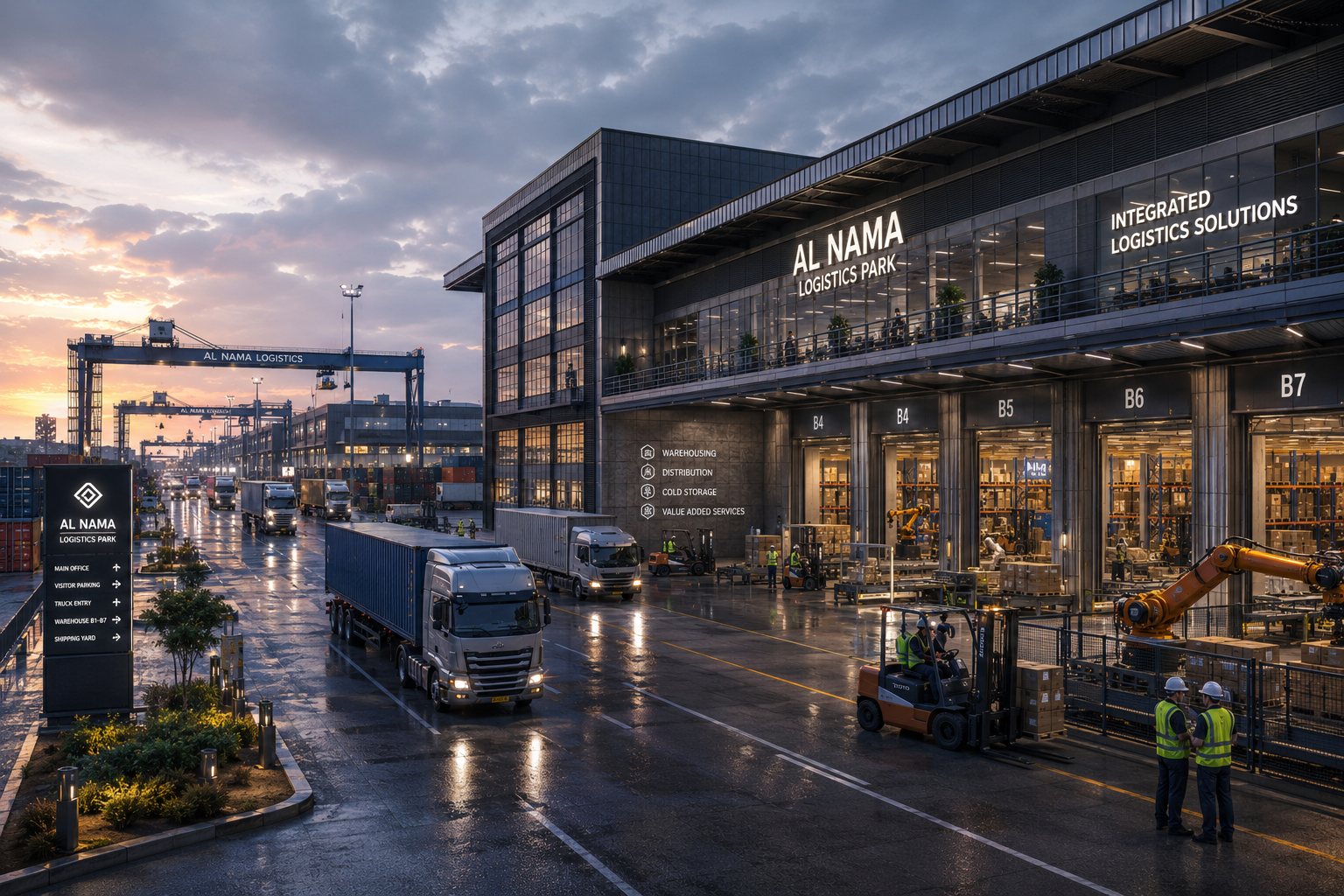 Al Nama Logistics Park — Integrated Warehouse Operations