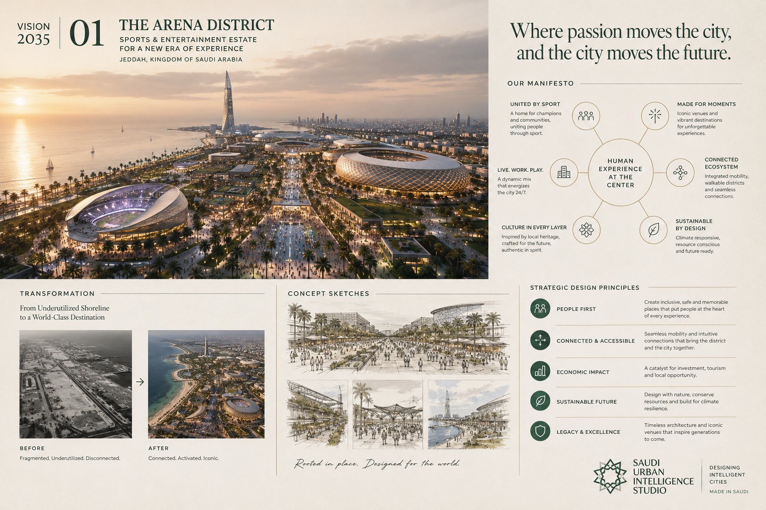 Saudi Sports & Entertainment Estate — The Arena District